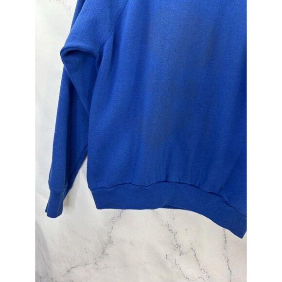 Vintage 1958 Schuz Snoopy Dog Peanuts Blue Sweatshirt Mens M sweater 50s Retro - Picture 16 of 16